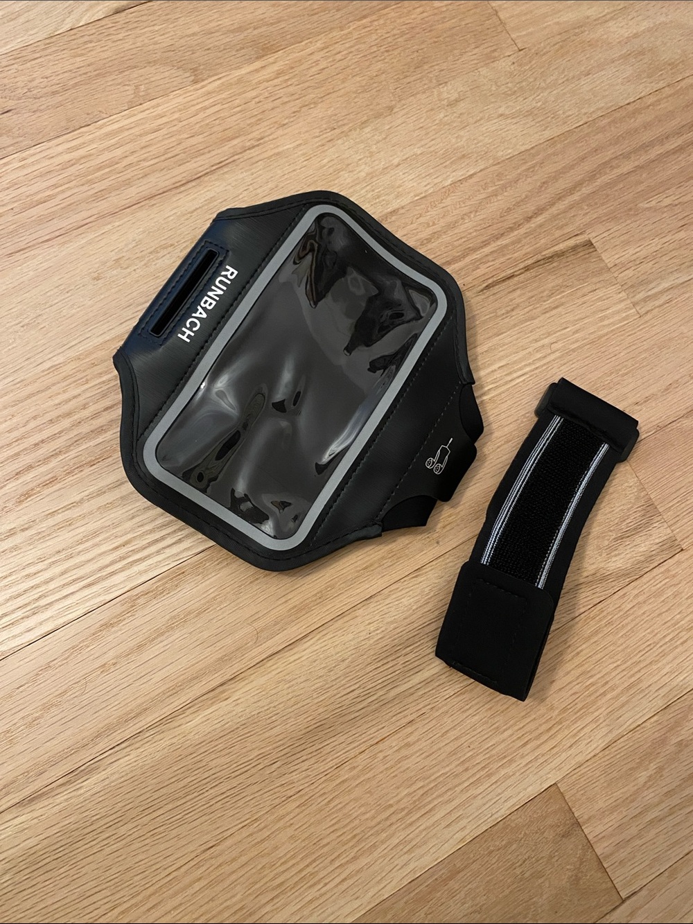 Black Sports Armband Phone Holder for Running